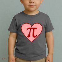 Pi Day Heart Love 3.14 Math Geek March 14th Toddler T-Shirt thumb 2