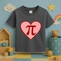 Pi Day Heart Love 3.14 Math Geek March 14th Toddler T-Shirt thumb 3