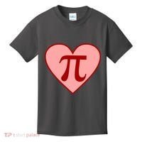 Pi Day Heart Love 3.14 Math Geek March 14th Kids T-Shirt thumb 0