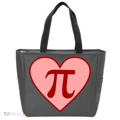 Pi Day Heart Love 3.14 Math Geek March 14th Tote Bag