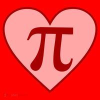 Pi Day Heart Love 3.14 Math Geek March 14th Santa Hat thumb 1