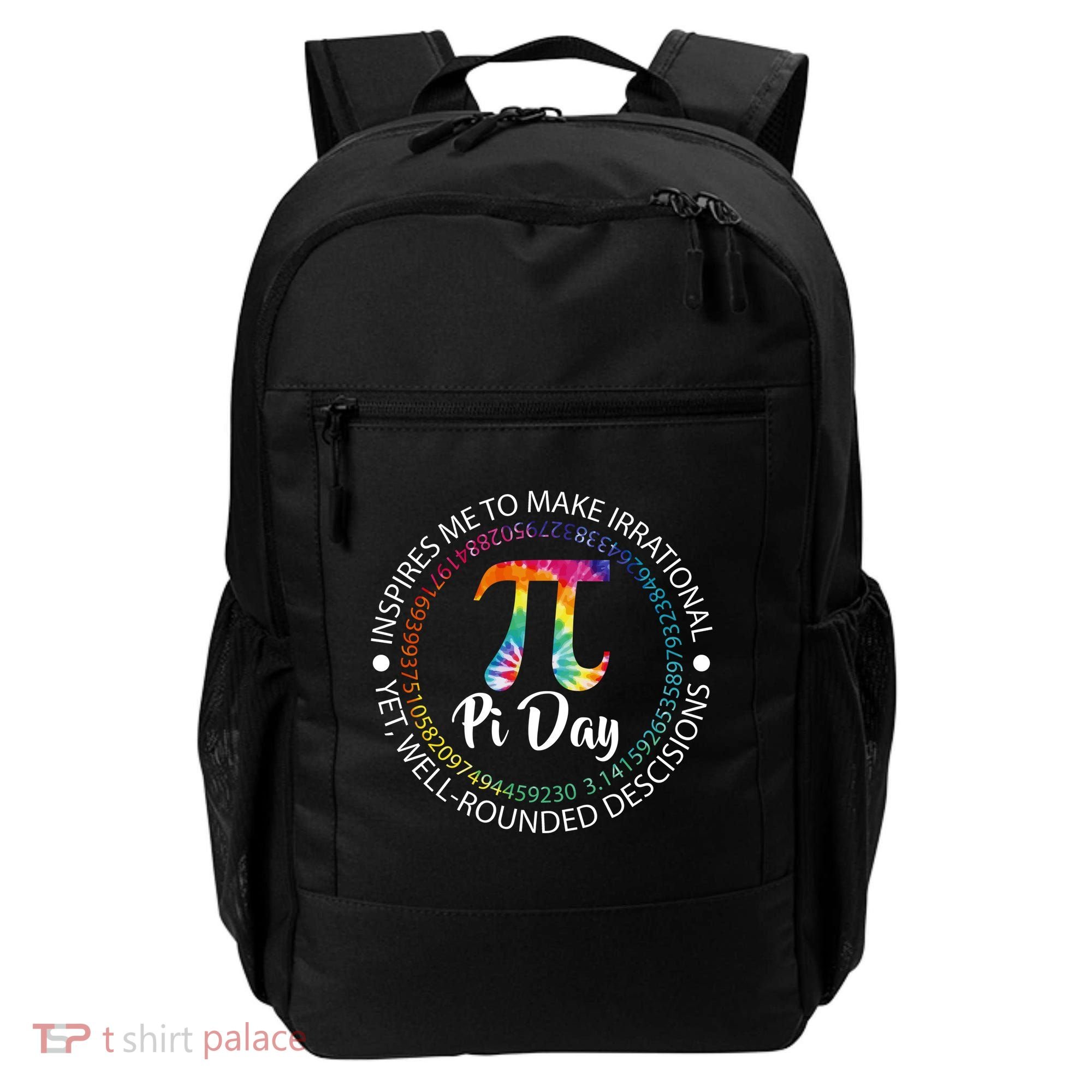 Pi Day Inspired To Make Irrational Choices Backpack