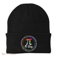 Pi Day Inspired To Make Irrational Choices Beanie thumb 0