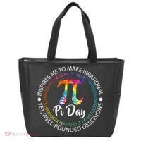 Pi Day Inspired To Make Irrational Choices Tote Bag thumb 0