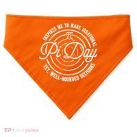 Pi Day Inspires Me To Make Irrational Decisions  USA-Made Doggie Bandana thumb 0