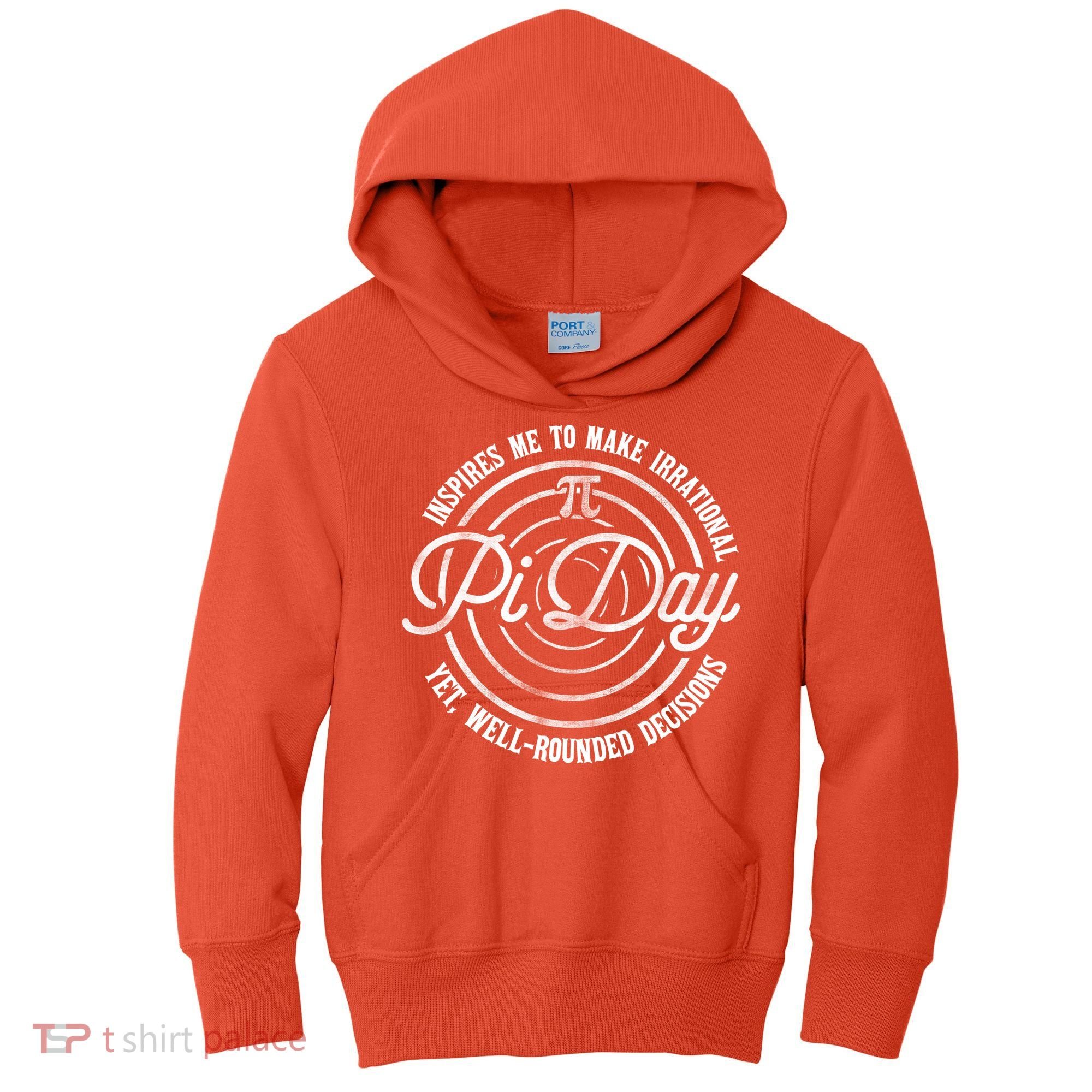 Pi Day Inspires Me To Make Irrational Decisions  Kids Hoodie