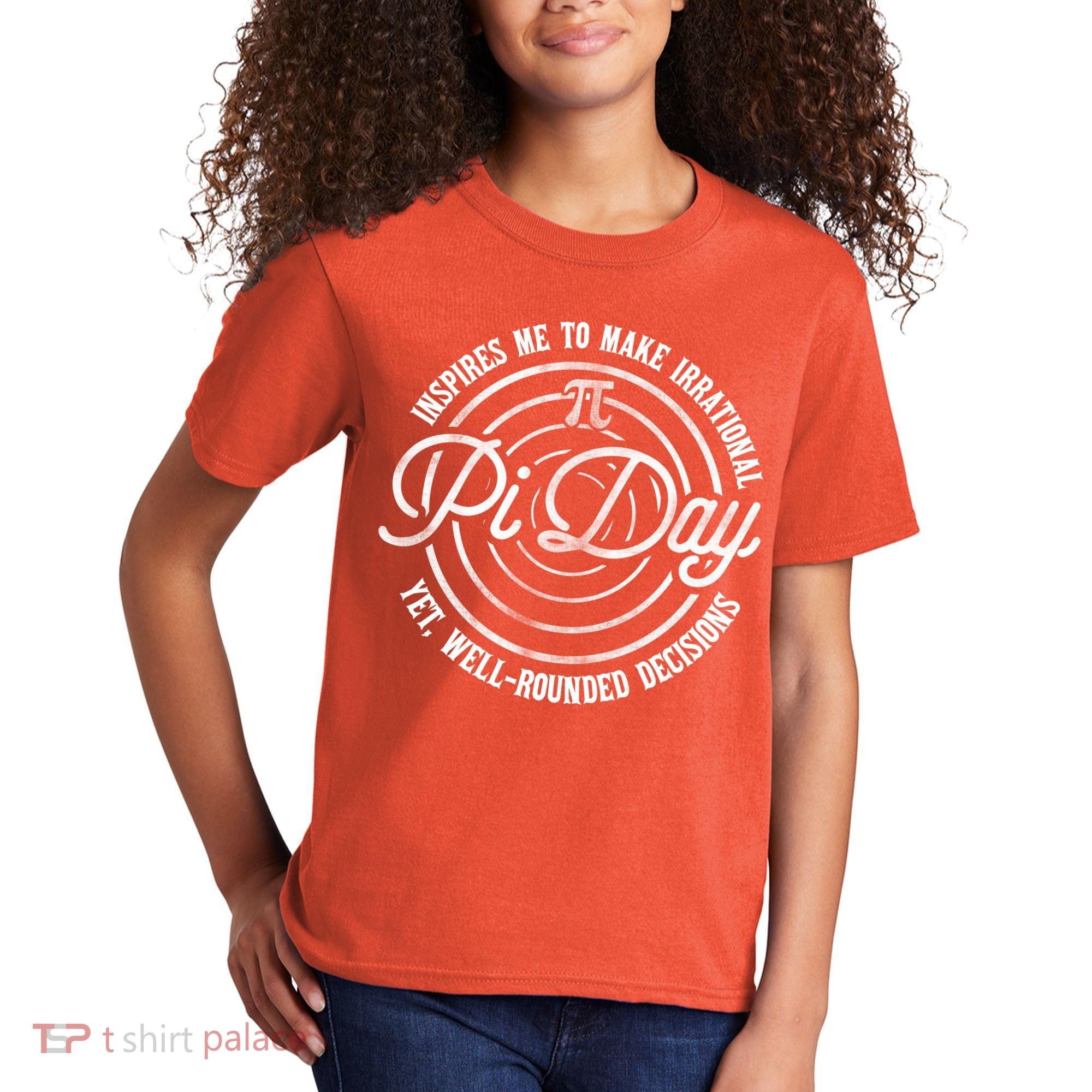 Pi Day Inspires Me To Make Irrational Decisions  Kids T-Shirt