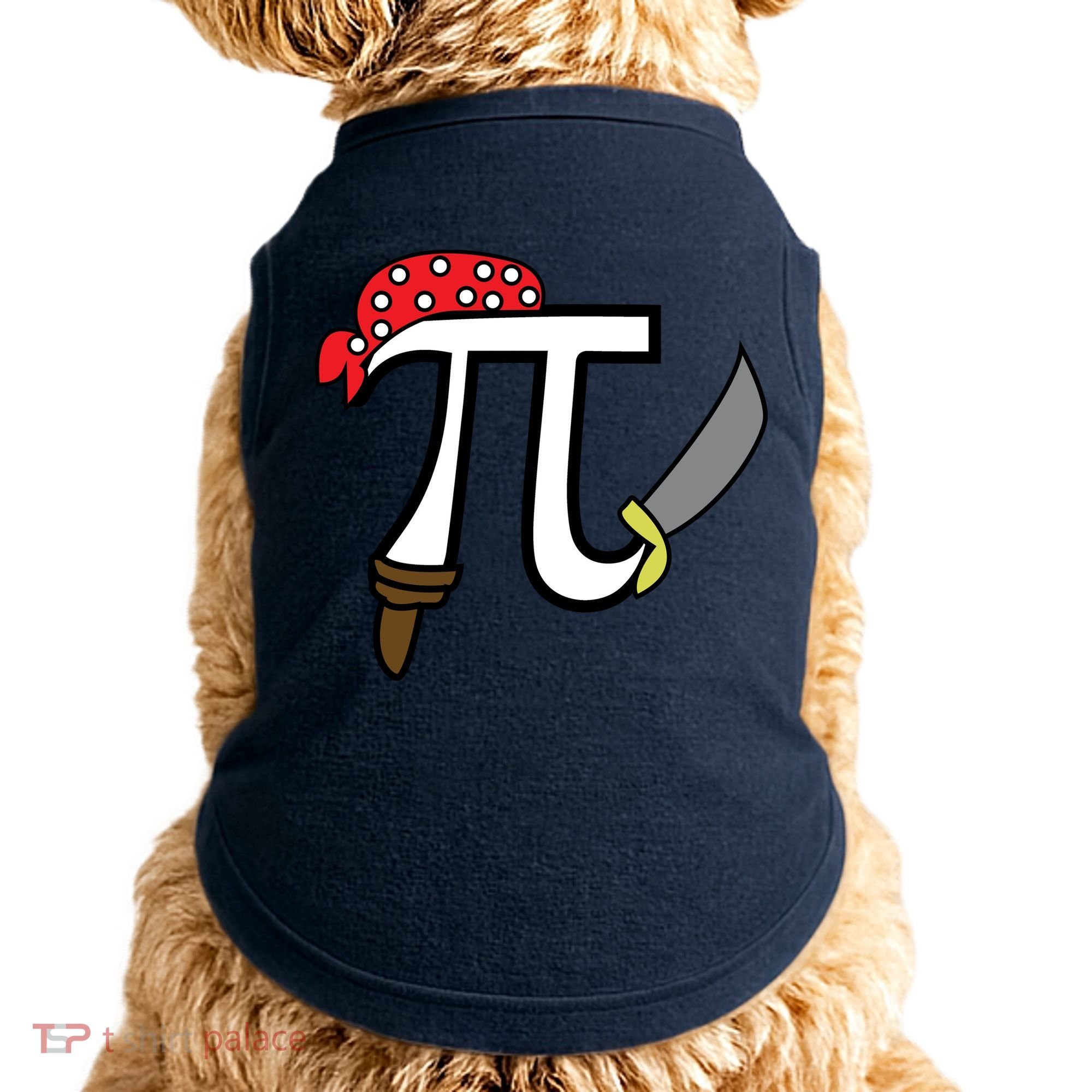 Pi Day Pirate Doggie Tank