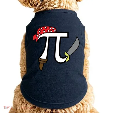 Pi Day Pirate Doggie Tank