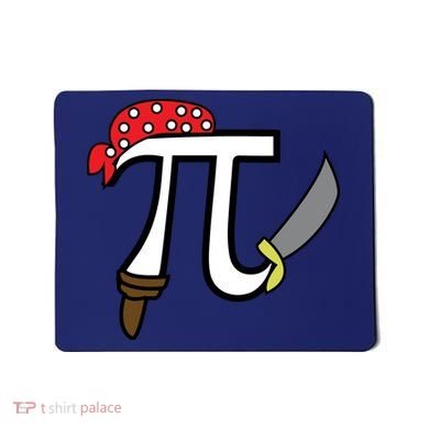 Pi Day Pirate Mousepad