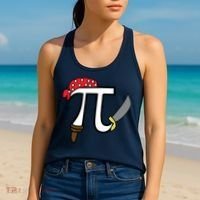 Pi Day Pirate Women's Tank Top thumb 2