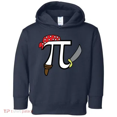Pi Day Pirate Toddler Hoodie