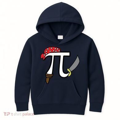 Pi Day Pirate Kids Hoodie