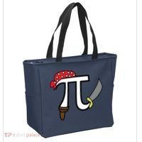 Pi Day Pirate Tote Bag thumb 2
