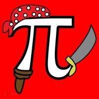 Pi Day Pirate Santa Hat thumb 1