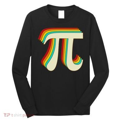 Pi Day Retro Long Sleeve Shirt