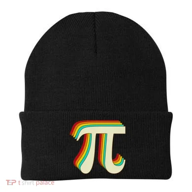 Pi Day Retro Beanie