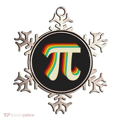 Pi Day Retro Ornament