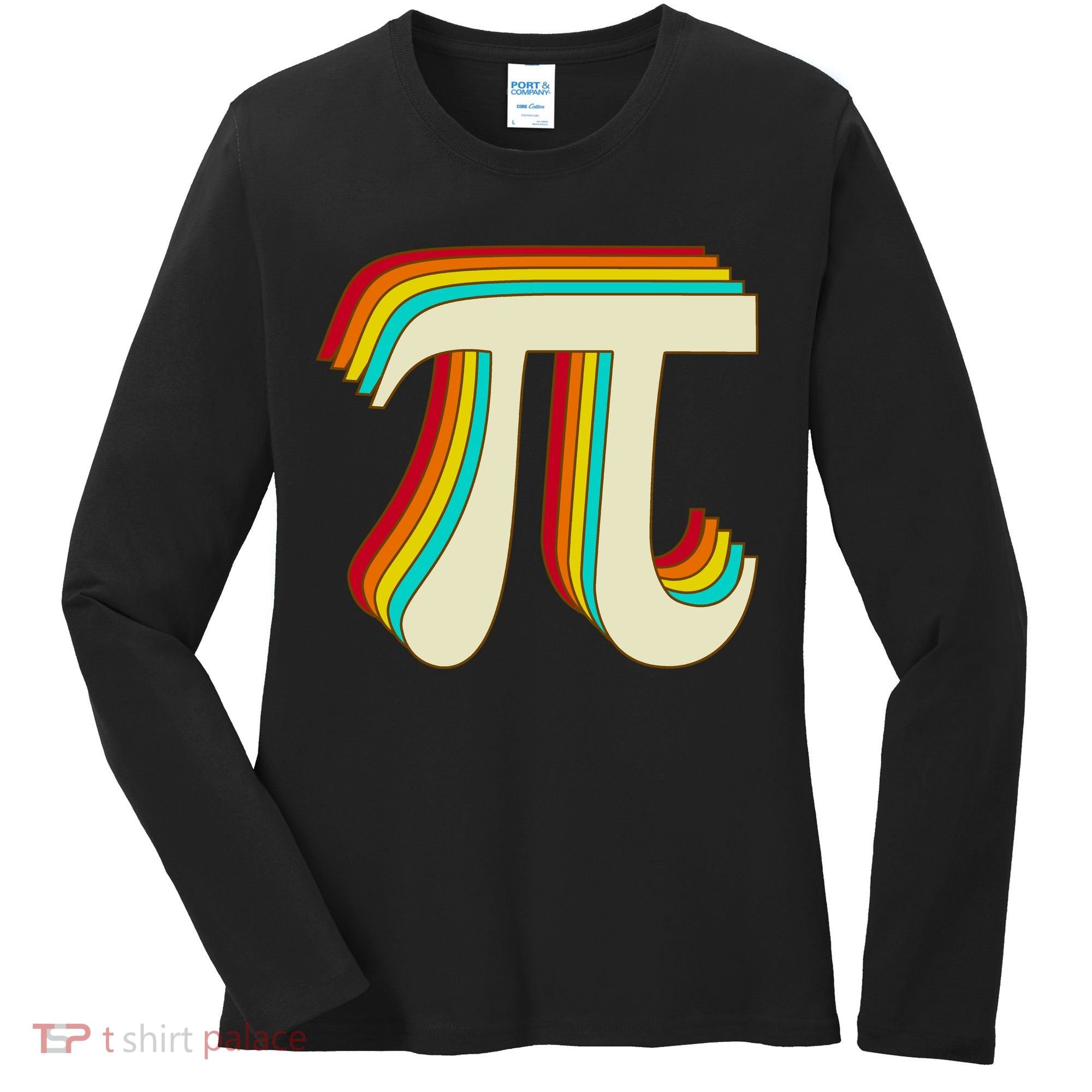 Pi Day Retro Women's Long Sleeve Shirt