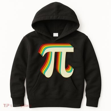 Pi Day Retro Kids Hoodie
