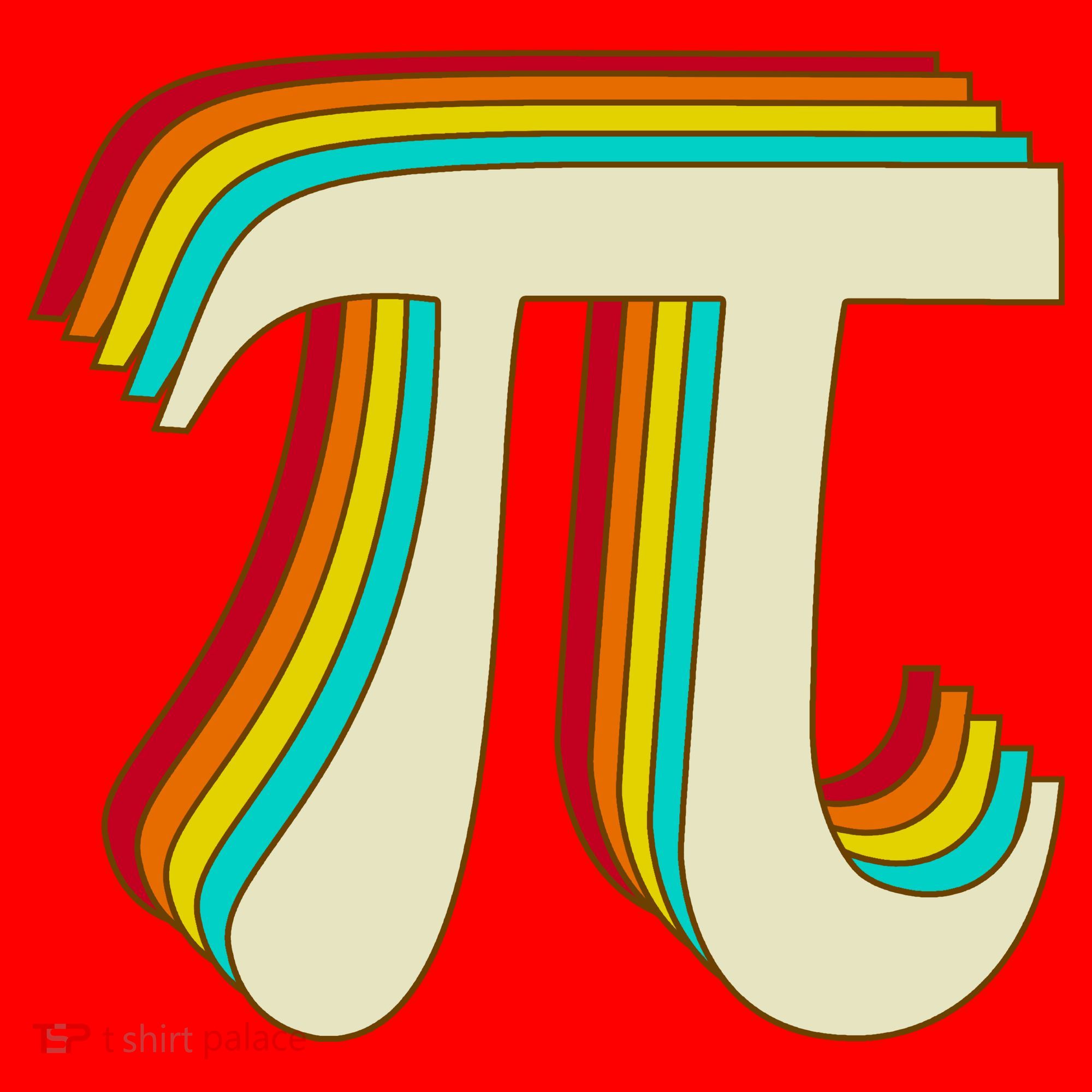 Pi Day Retro Santa Hat