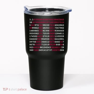 Pi Day Sign Numbers 3.14 Tumbler