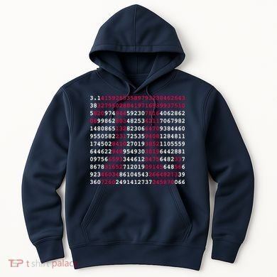Pi Day Sign Numbers 3.14 Hoodie