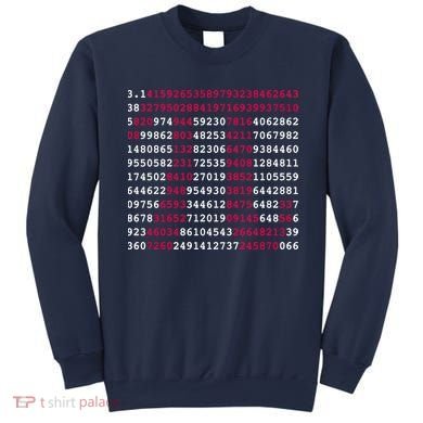 Pi Day Sign Numbers 3.14 Sweatshirt