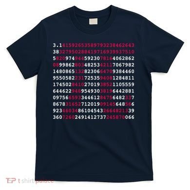 Pi Day Sign Numbers 3.14 T-Shirt