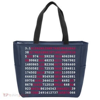 Pi Day Sign Numbers 3.14 Tote Bag