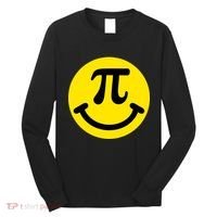 Pi Day Smiley Face 3.14 Math Geek Long Sleeve Shirt thumb 0