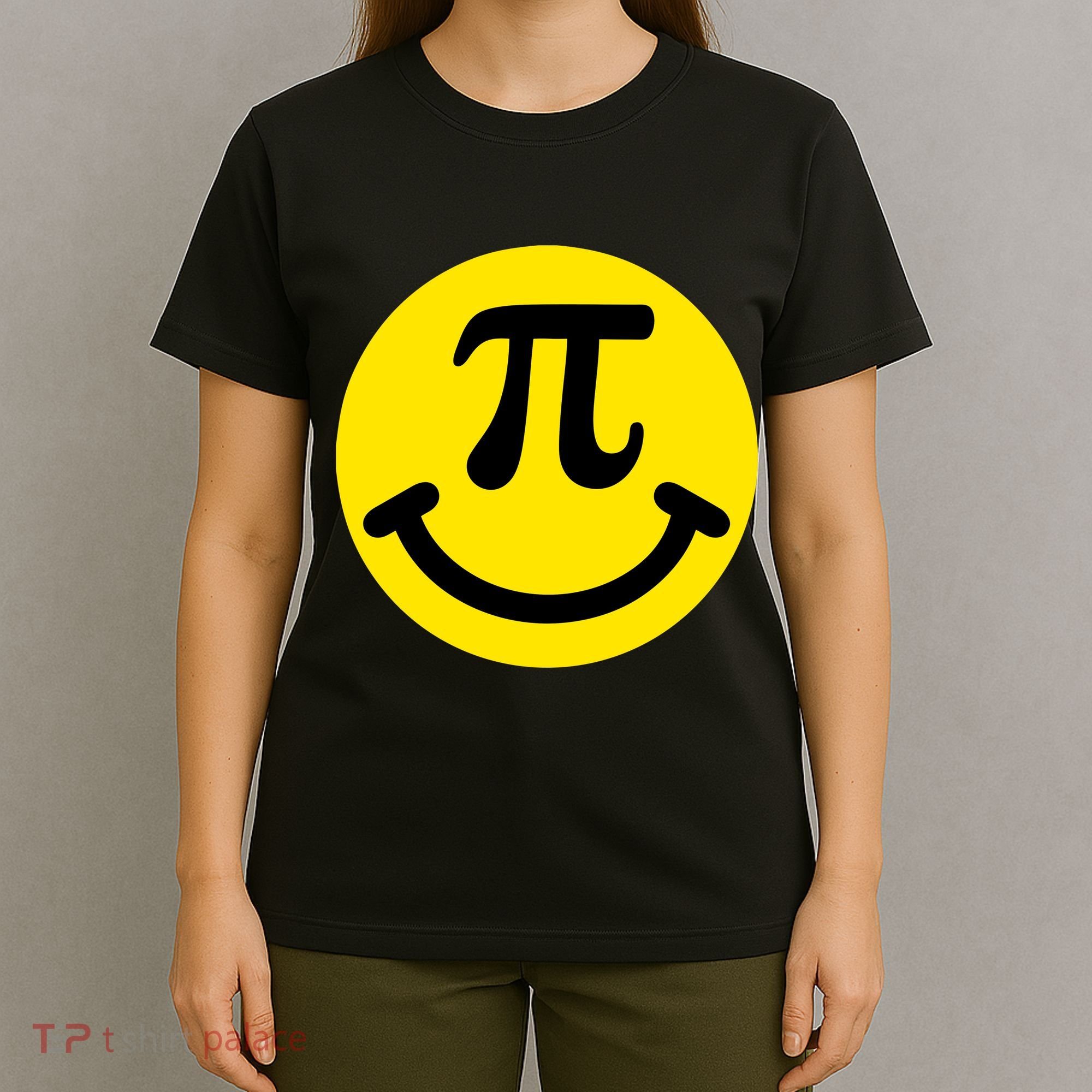 Pi Day Smiley Face 3.14 Math Geek T-Shirt
