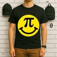 Pi Day Smiley Face 3.14 Math Geek T-Shirt thumb 6