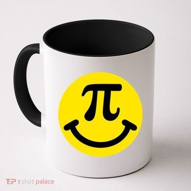 Pi Day Smiley Face 3.14 Math Geek Coffee Mug