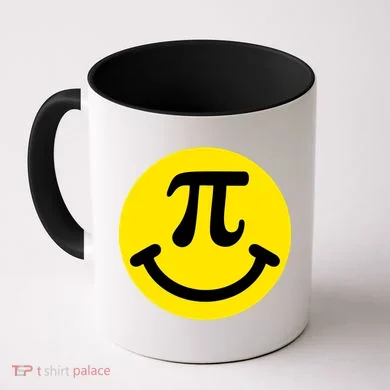 Pi Day Smiley Face 3.14 Math Geek Coffee Mug