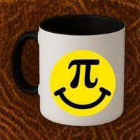 Pi Day Smiley Face 3.14 Math Geek Coffee Mug thumb 2