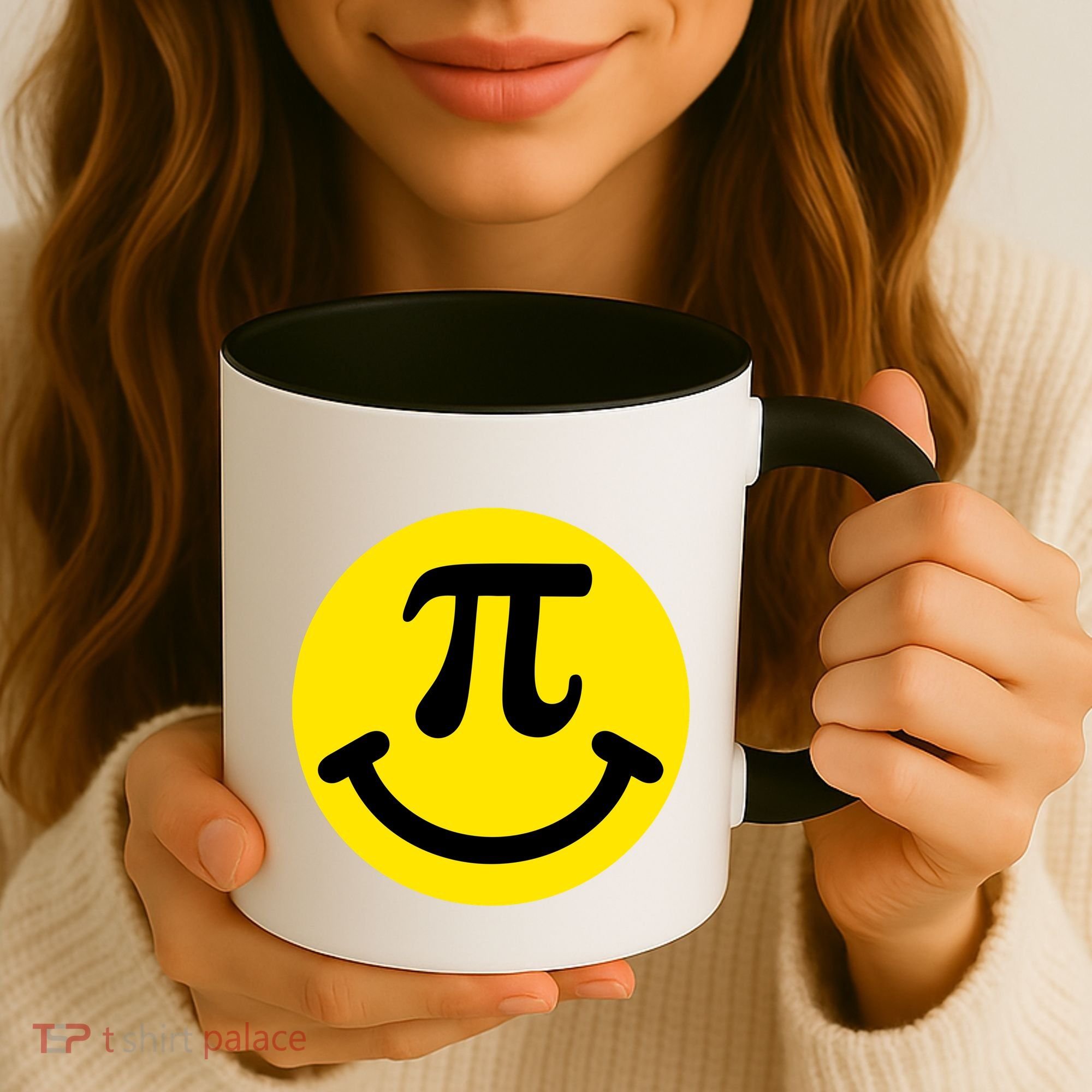 Pi Day Smiley Face 3.14 Math Geek Coffee Mug