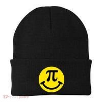 Pi Day Smiley Face 3.14 Math Geek Beanie thumb 0