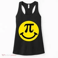 Pi Day Smiley Face 3.14 Math Geek Women's Tank Top thumb 0