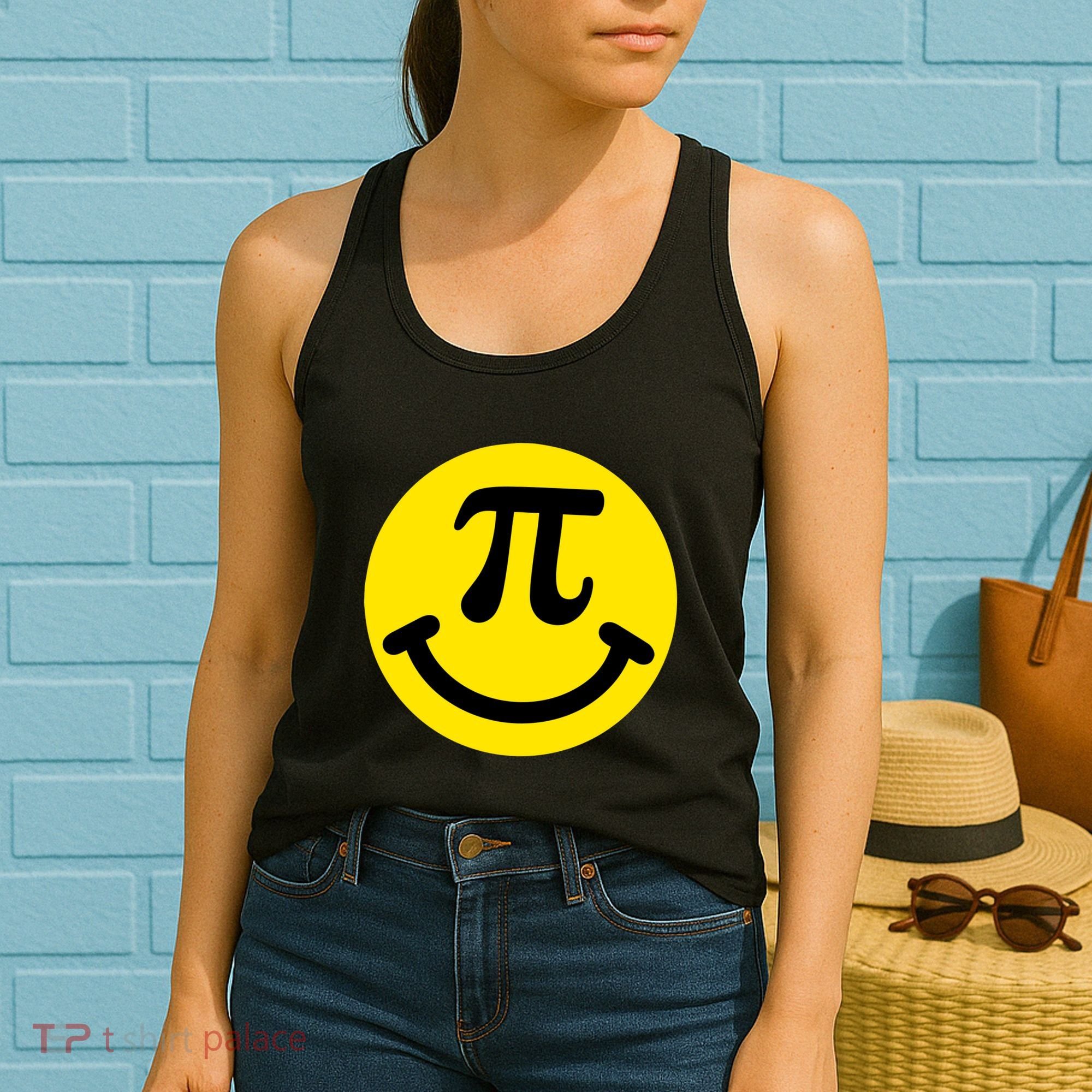 Pi Day Smiley Face 3.14 Math Geek Women's Tank Top