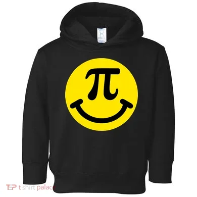 Pi Day Smiley Face 3.14 Math Geek Toddler Hoodie