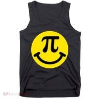 Pi Day Smiley Face 3.14 Math Geek Tank Top thumb 0