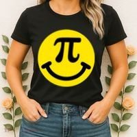 Pi Day Smiley Face 3.14 Math Geek Women's T-Shirt thumb 2