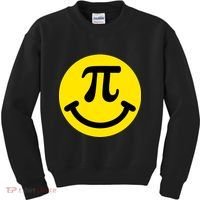 Pi Day Smiley Face 3.14 Math Geek Kids Sweatshirt thumb 0
