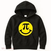 Pi Day Smiley Face 3.14 Math Geek Kids Hoodie thumb 0