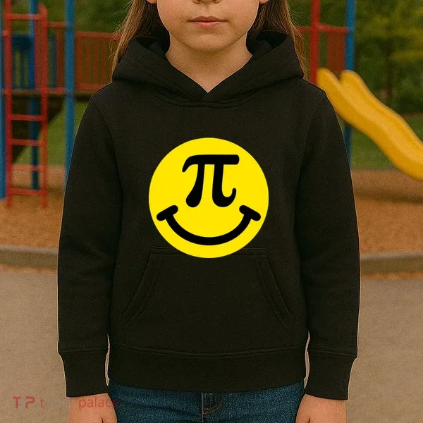 Pi Day Smiley Face 3.14 Math Geek Kids Hoodie