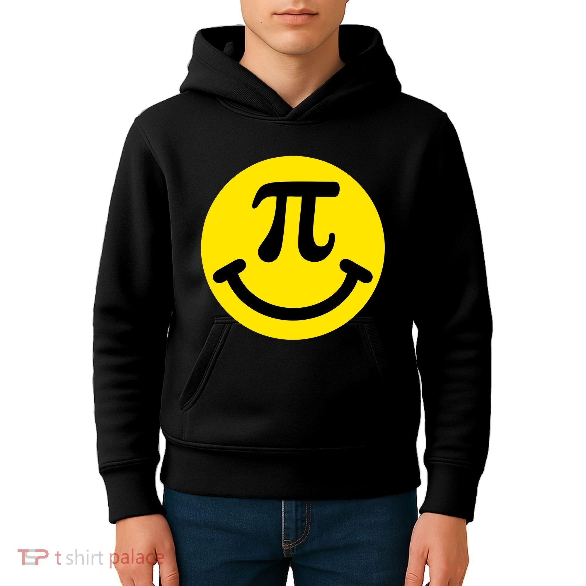 Pi Day Smiley Face 3.14 Math Geek Kids Hoodie