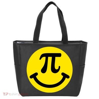 Pi Day Smiley Face 3.14 Math Geek Tote Bag