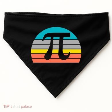Pi Day Vintage USA-Made Doggie Bandana
