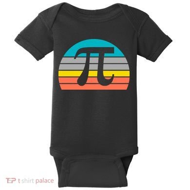 Pi Day Vintage Baby Bodysuit